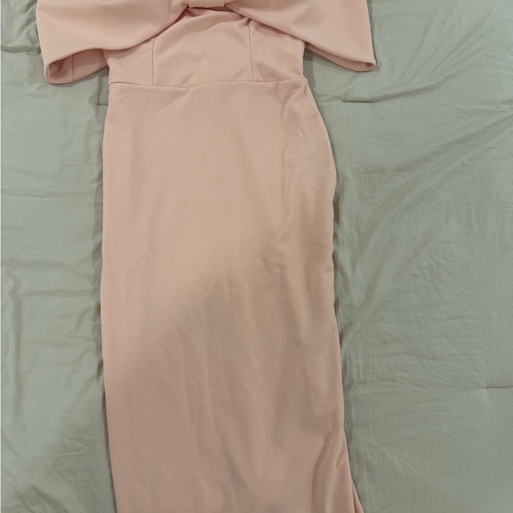 Club L London Blush Pink Midi Dress